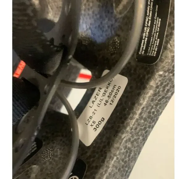 LAZER Lil Gekko Kids Lightweight Bike Helmet Unisex Head Protection w Visor - Picture 8 of 10